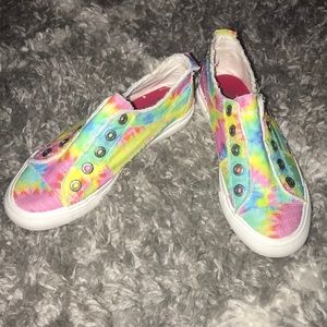 Tie dye shoes